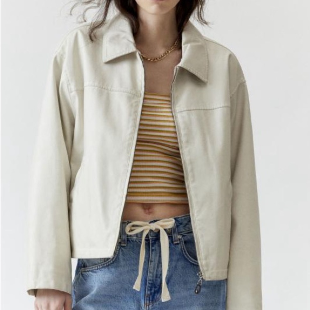 Urban Outfitters BDG Sasha Faux Leather Car Jacket